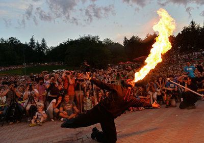 ウクライナで炎の祭典