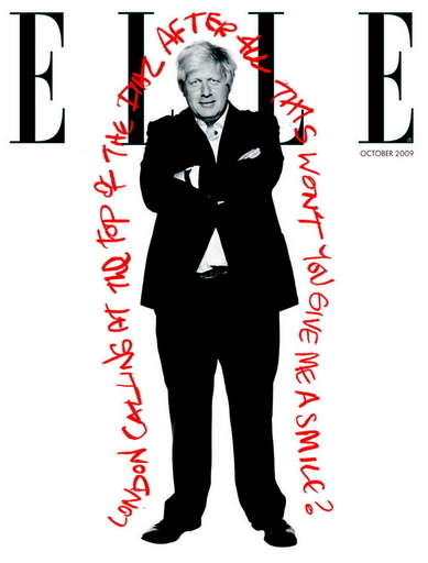 身だしなみに問題ありのロンドン市長、『ELLE』の表紙に