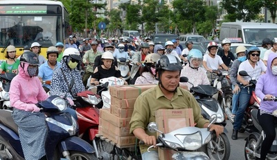 ベトナム首都、市街地へのバイク乗り入れを禁止へ 2030年までに