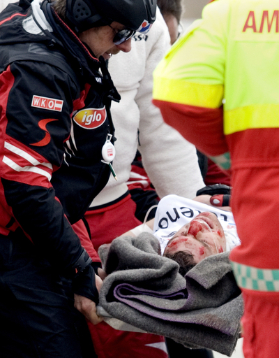 マティアス・ランジンガーが男子スーパー大回転・第6戦で重傷を負う