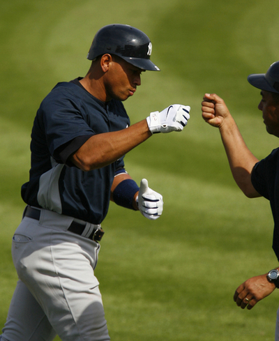 アレックス・ロドリゲス フィリーズ戦でOP戦第1号