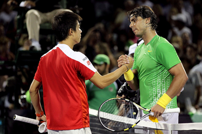 錦織 ナダルに敗れる、ソニー・エリクソン・オープン