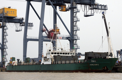 米軍追跡の北朝鮮の「カンナム1号」、韓国沿岸の公海上を北上