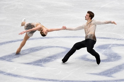 ウクライナペア「戦う姿見せる」 6日かけ仏入り、フィギュア世界選手権