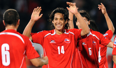 チリ ホームでアルゼンチンを破る、W杯予選