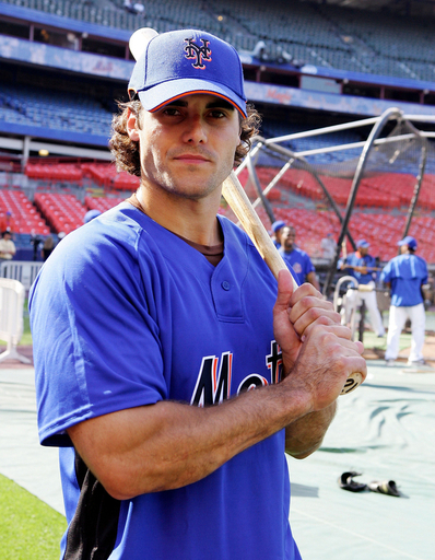 ディピエイトロ シェイスタジアムでバッテイング練習