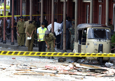 スリランカで陸軍関係者を乗せたバスに爆弾攻撃、5人死亡