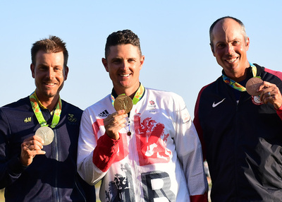 ローズ、ステンソン振り切りゴルフ112年ぶりの金メダルに輝く