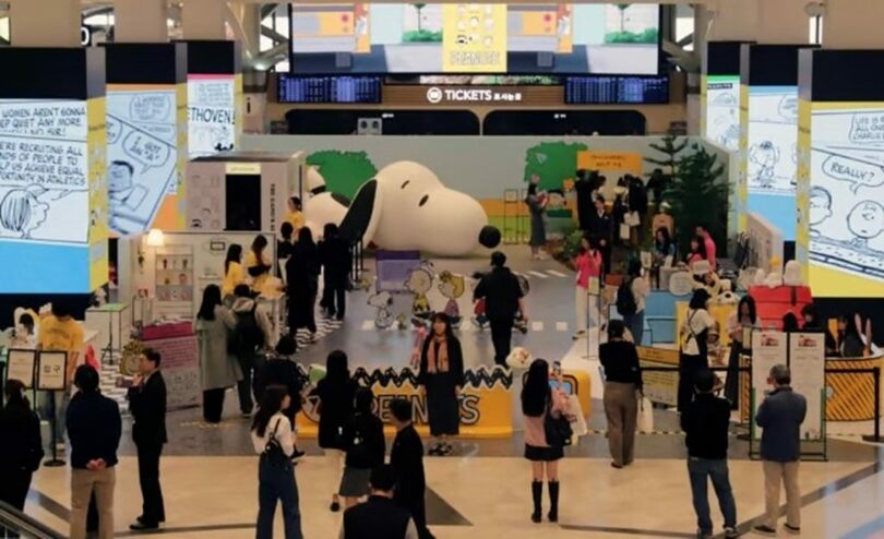 新世界百貨店に登場したピーナッツ(スヌーピー)ポップアップストア=新世界百貨店提供(c)MONEYTODAY