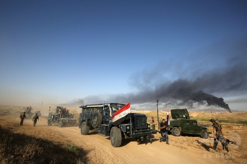 クルド・アラブ部隊、IS「首都」北方に大規模攻勢 シリア・ラッカ