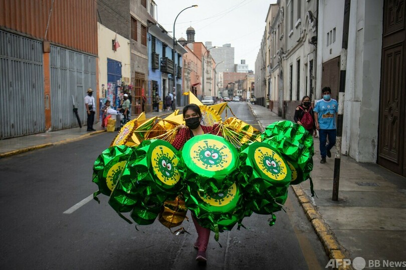 【今日の1枚】新年の風物詩、嫌われ者のピニャータ ペルー