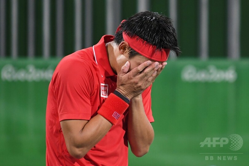 錦織が劇的勝利でリオ五輪ベスト4 準決勝でマレーと対戦 写真22枚 国際ニュース Afpbb News