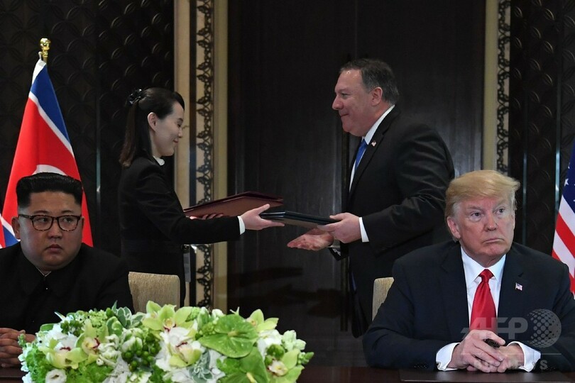 金氏と「特別な絆」築いた トランプ大統領、歴史的首脳会談で