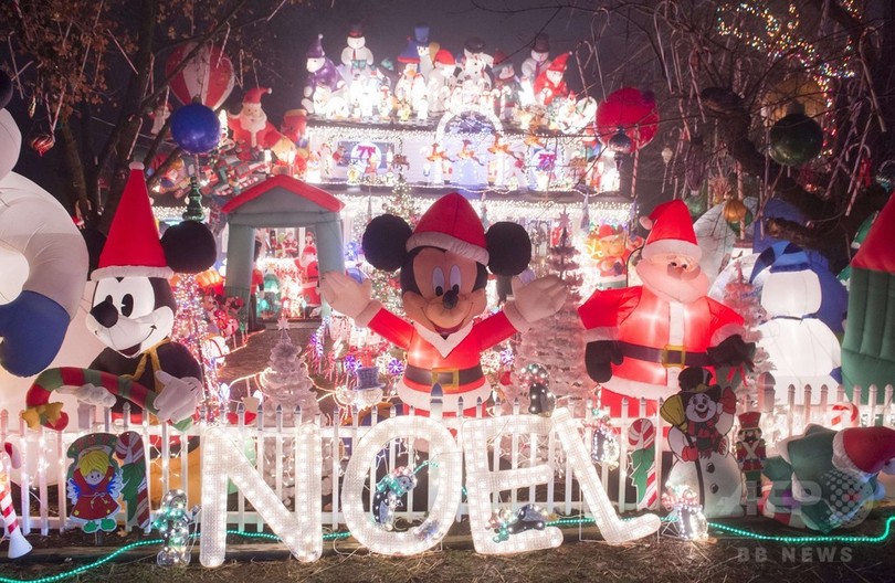 賑やかすぎる 米国のクリスマス デコレーション 写真11枚 国際ニュース Afpbb News
