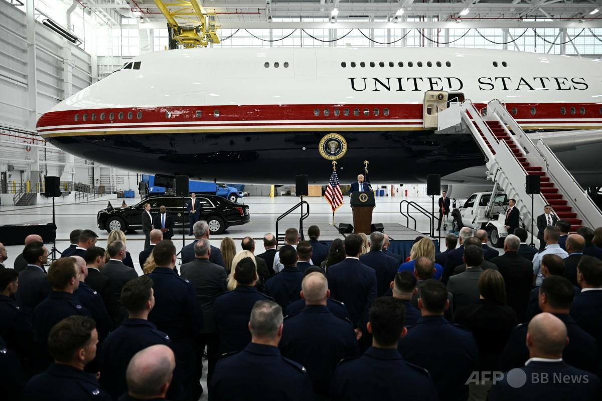 カタールから贈呈の新エアフォースワン公開、トランプ氏「空飛ぶ