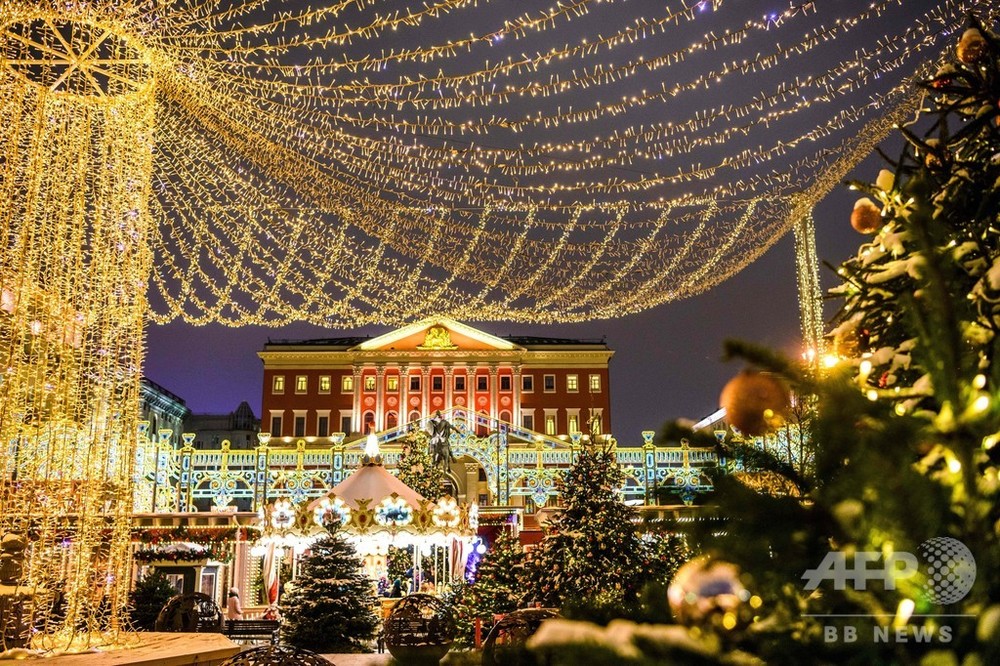 クリスマス間近 モスクワを飾る光のデコレーション 写真14枚 国際ニュース Afpbb News