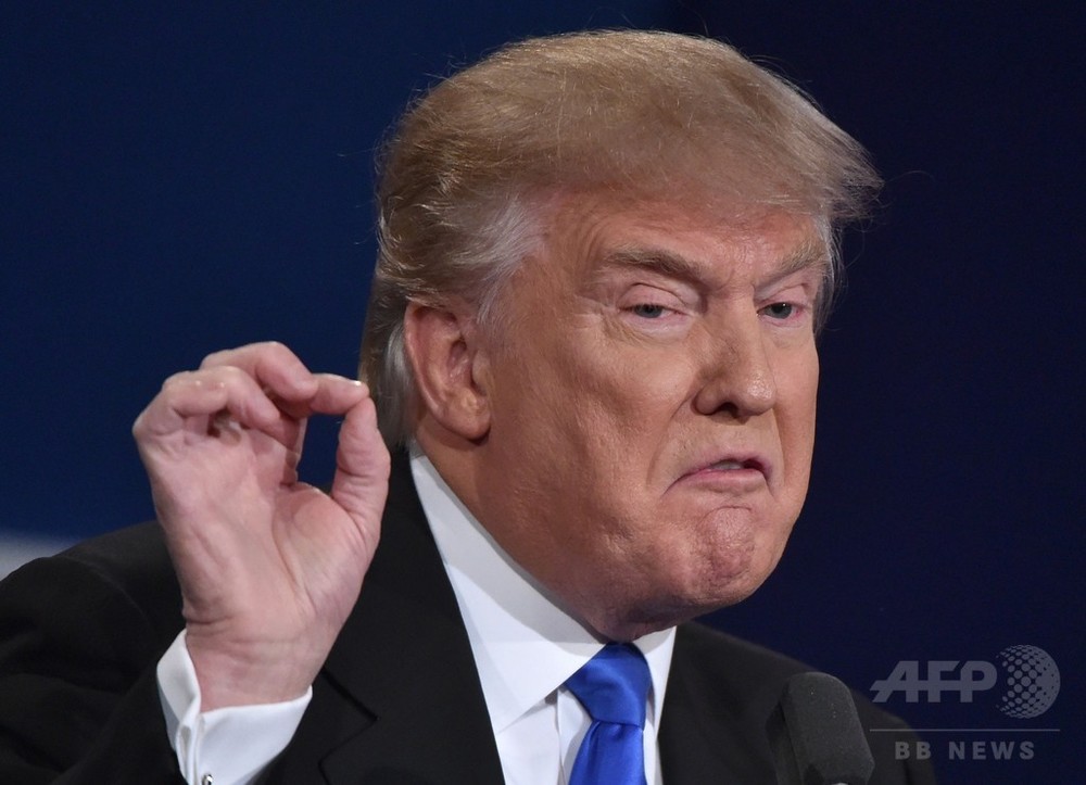 討論会で劣勢のトランプ氏 元ミス ユニバース批判で反撃 写真6枚 国際ニュース Afpbb News