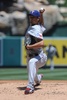 14MLB、ロサンゼルス・エンゼルス・オブ・アナハイム（Los Angeles Angels of Anaheim）対テキサス・レンジャーズ（Texas Rangers）。先発登板したテキサス・レンジャーズのダルビッシュ有（Yu Darvish、2014年5月4日撮影）。(c)AFP/Getty Images/Lisa Blumenfel