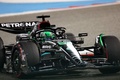 23F1開幕戦バーレーンGPのフリー走行2回目に臨むメルセデスAMGのジョージ・ラッセル（2023年3月3日撮影）。(c)Giuseppe CACACE / AFP