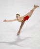 フィギュアスケート全米選手権（%%AT&amp;T U.S. Figure Skating Championships 2010%%）女子シングル・フリースケーティング（FS）。合計200.11点で優勝したレイチェル・フラット（%%Rachael Flatt%%）。（2010年1月23日撮影）(c)AFP/Getty Images/Jonathan Ferrey