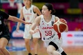 バスケットボール女子、アジアカップ準決勝、日本対ニュージーランド。ボールを運ぶ星杏璃（2023年7月1日撮影）。(c)ANDY CHEUNG / AFP