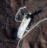 米衛星画像大手デジタルグローブ（DigitalGlobe）が公開した、北朝鮮の西海（ソヘ）衛星発射場（Sohae Satellite Launch Station）で進むミサイル発射準備とみられる動きを写した衛星画像（2012年11月26日撮影）。(c)AFP/DIGITALGLOBE VIA GETTY IMAGES