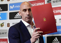 スペインサッカー連盟のルイス・ルビアレス会長（2018年6月13日撮影）。(c)PIERRE-PHILIPPE MARCOU / AFP