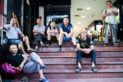 76歳の「棒棒」おじいちゃん　重慶