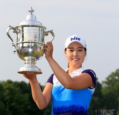 田仁智が逆転でメジャー初制覇、大山5位タイ 全米女子オープン