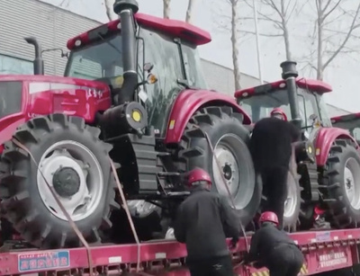 中国のトラクターメーカー「YTOグループ」、生産がフル稼働 作業誤差2.5センチの無人トラクターも