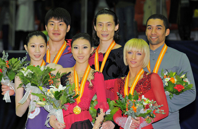 クィン・パン／ジャン・トン組が逆転でペアを制す、フィギュアGPファイナル