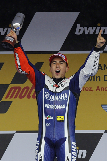 ロレンゾが優勝 青山は自己最高4位、MotoGP