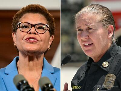 ロサンゼルス市長、消防局長を解任 山火事対応めぐり