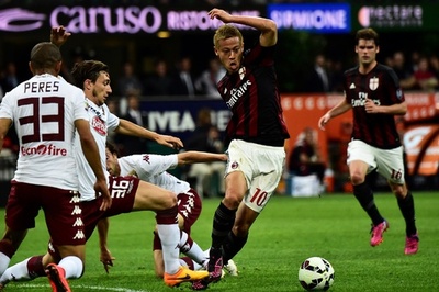 ミランがトリノに勝利、エル・シャーラウィが2得点