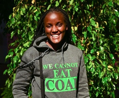 「石炭は食べられない」ウガンダの活動家、気候問題に正義訴え