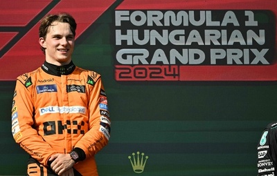 ピアストリが初優勝 「衝突」多発のハンガリーGP制す