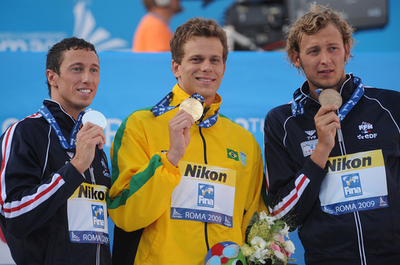 フィーリョが50メートル自由形を制し2冠達成、世界水泳