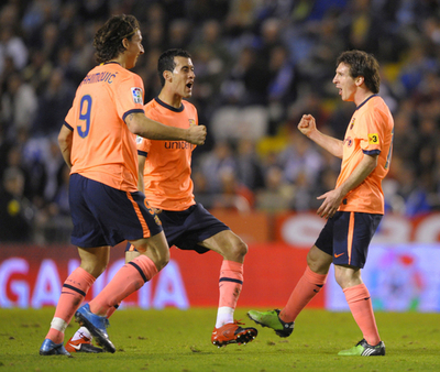 バルセロナがデポルティボに勝利、メッシ2得点