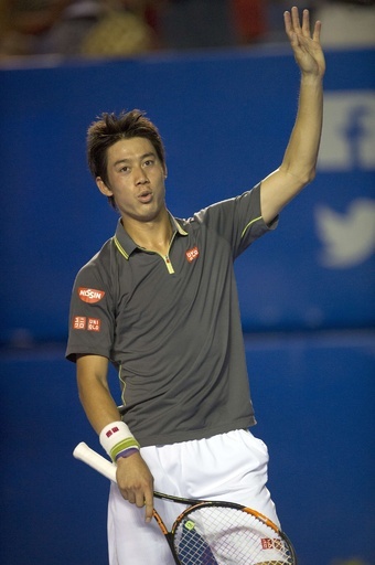 錦織、アンダーソン退け決勝進出 メキシコ・オープン