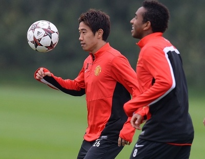 マンUがシャフタール戦控え調整、香川も参加