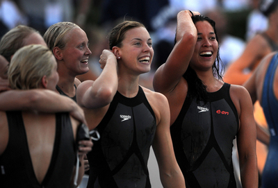 オランダ 世界新で女子4×100メートルリレー優勝、世界水泳