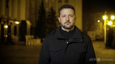 ゼレンスキー氏、トランプ氏に連携呼び掛け 米の支援停止受け