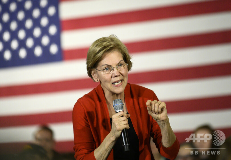 偽選挙情報の拡散に「処罰を」 米民主党指名争いのウォーレン氏