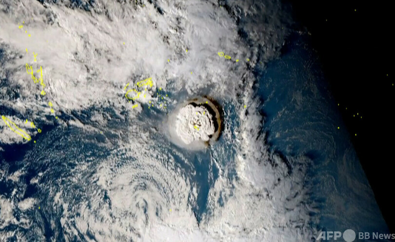 海底火山噴火、トンガに「大きな被害」 NZ首相