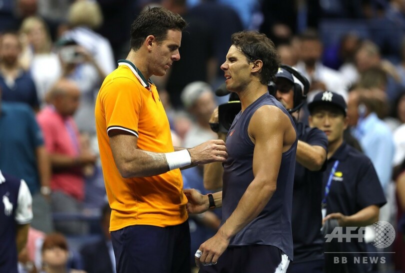 デルポトロが全米OP決勝進出、ナダルが第2セット終了後に棄権