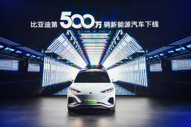 BYDの新エネ車販売台数、8月は27万4400台