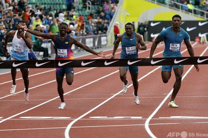 ブロメルが強敵抑え男子100m制覇、ダイヤモンドリーグ