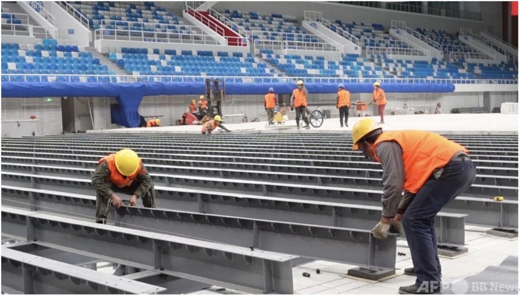 「ウオーターキューブ」はいかにして「アイスキューブ」へと変貌したのか 写真1枚 国際ニュース：AFPBB News