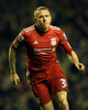 11-12イングランド・プレミアリーグ第19節、リバプール（Liverpool FC）対ニューカッスル（Newcastle United）。得点を挙げて歓喜するリバプールのクレイグ・ベラミー（Craig Bellamy、2011年12月30日撮影）。(c)AFP/PAUL ELLIS