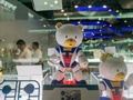 大きな模型も展示（2018年9月6日撮影）。(c)CNS/王岡